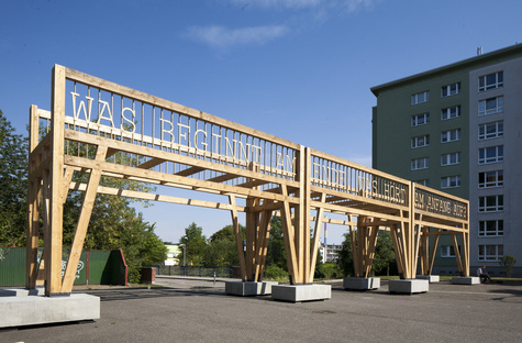 Colonnade, intervento artistico a Chemnitz di Observatorium