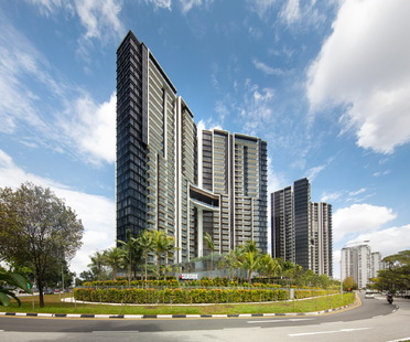 Design sostenibile, le nuove torri Seaside Residences a Singapore di ADDP Architects