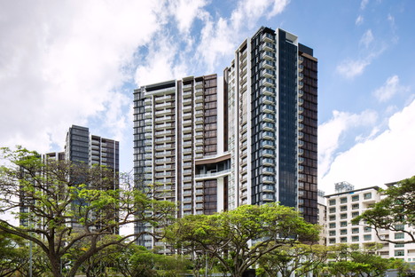 Design sostenibile, le nuove torri Seaside Residences a Singapore di ADDP Architects