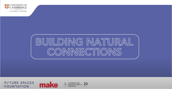 I webinar Building Natural Connections