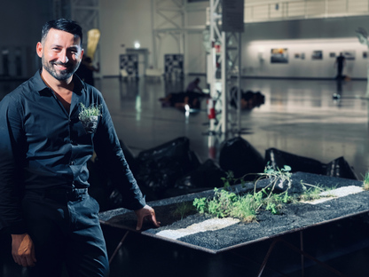Luca Gnizio, ecosocial artist, al Padiglione Italia di Expo 2020 Dubai