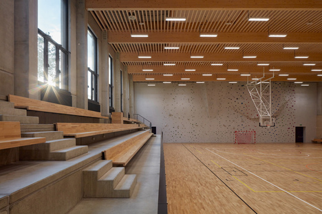 Un edificio passivo per essere attivi, palazzetto dello sport di o-va a Kolín