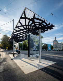 Una fermata del tram stampata 3D a Praga di So Concrete