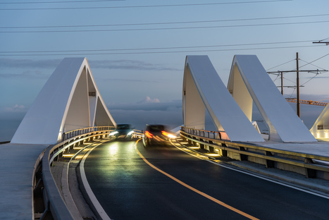 Un ponte come viale in Belgio, progetto premiato dello studio ZJA