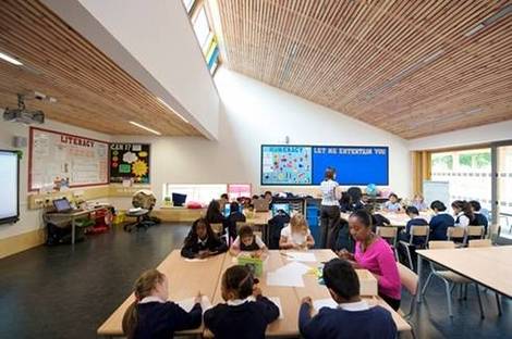 Scuola elementare St Luke's di Architype, la prima scuola in Gran Bretagna BREEAM Excellent Primary School