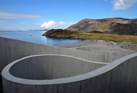 Landmark: RRA per National Touristroutes Havøysund, Norvegia.