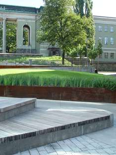Landscaping nel centro di Oslo: Schandorff Square, Østengen & Bergo AS