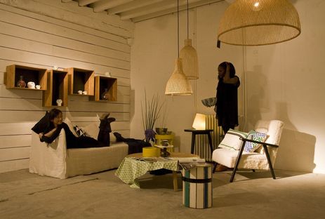 Riciclo visivo di oggetti quotidiani per l'interior design. Un progetto di Akiko. 
