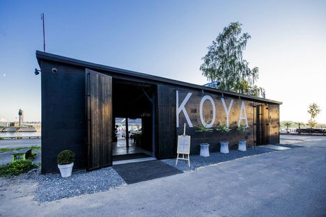 Koya Restaurant & Lodge a Riga. Progetto di Open AD.