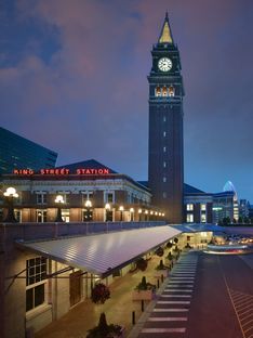 King Street Station in Seattle di ZGF Architects. LEED Platinum e AIA Top Honor 2014.