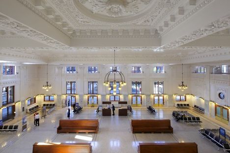 King Street Station in Seattle di ZGF Architects. LEED Platinum e AIA Top Honor 2014.
