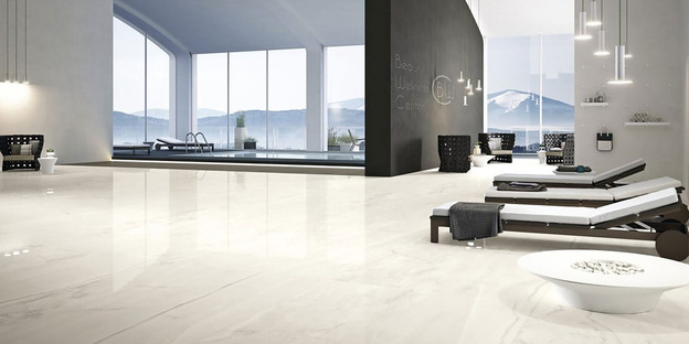 Pavimenti effetto marmo e in grande formato Maximum GranitiFiandre