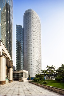 Torre Air China con rivestimento in alluminio, un'opera di AREP e IPPR