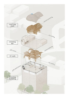 Copertura in bambù per il Nocenco Café di VTN Architects