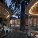 Casa ristrutturata in legno, mattoni e bamboo lamellare a Beijing