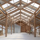 Waterloo City Farm, un progetto di Feilden Fowles in legno e lamiera